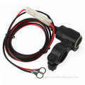 Power Cable Fuse Cigarette Lighter Female Socket for Motorcycle Storage Battery